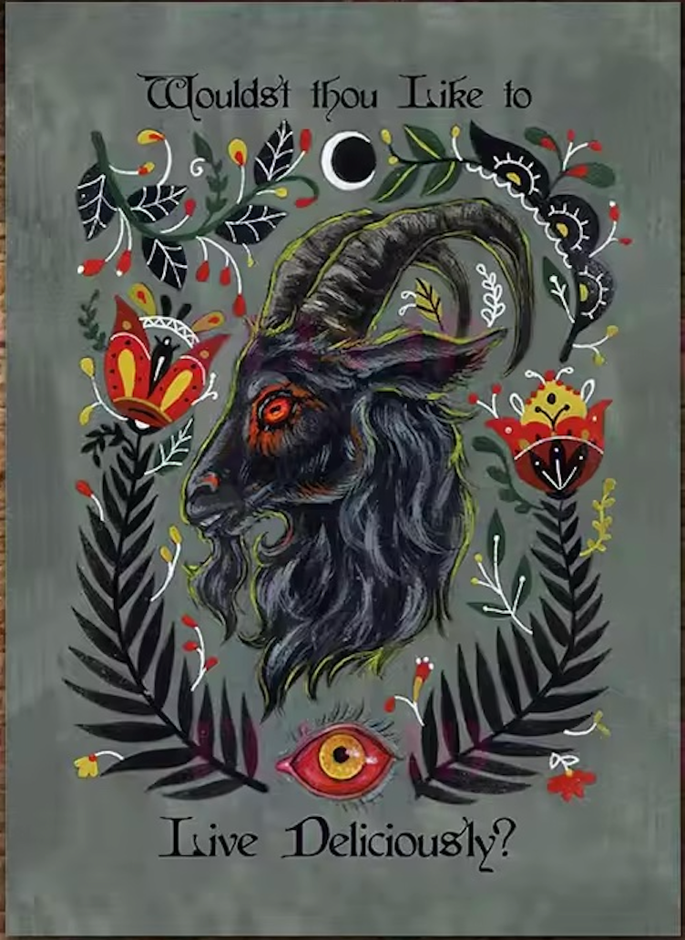 Black Philip Wall Hangings