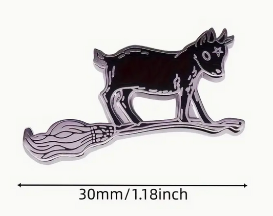 Baby Black Phillip Takes Flight - Enamel Pin