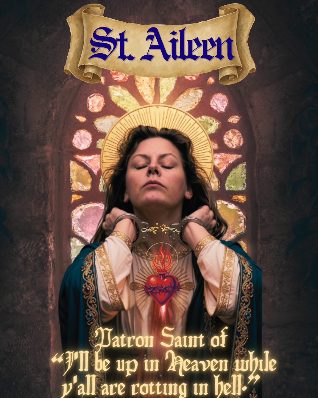 St. Aileen - Prayer/Protection Candle