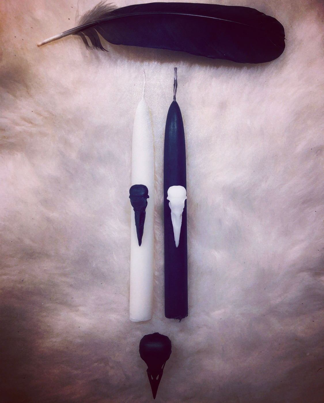 Corvid Candle - pair