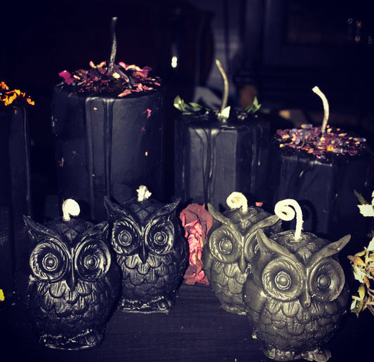 Owl Candle