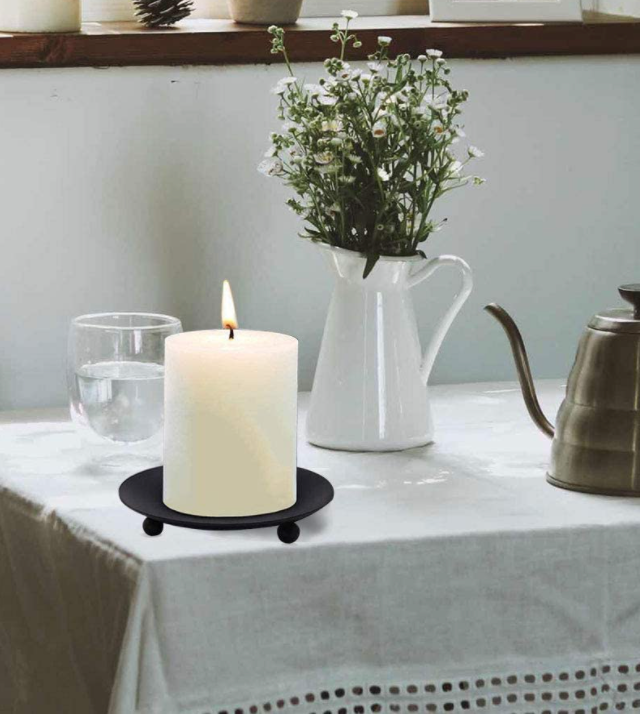 Pillar Candle Plate