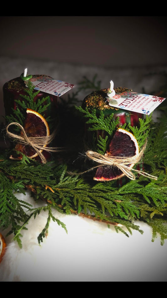 YULE Pillar Candle