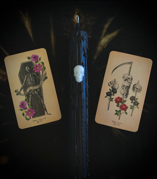 Memento Mori Ritual Candles