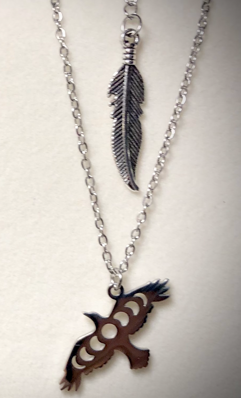 Raven Moon Phase Necklace