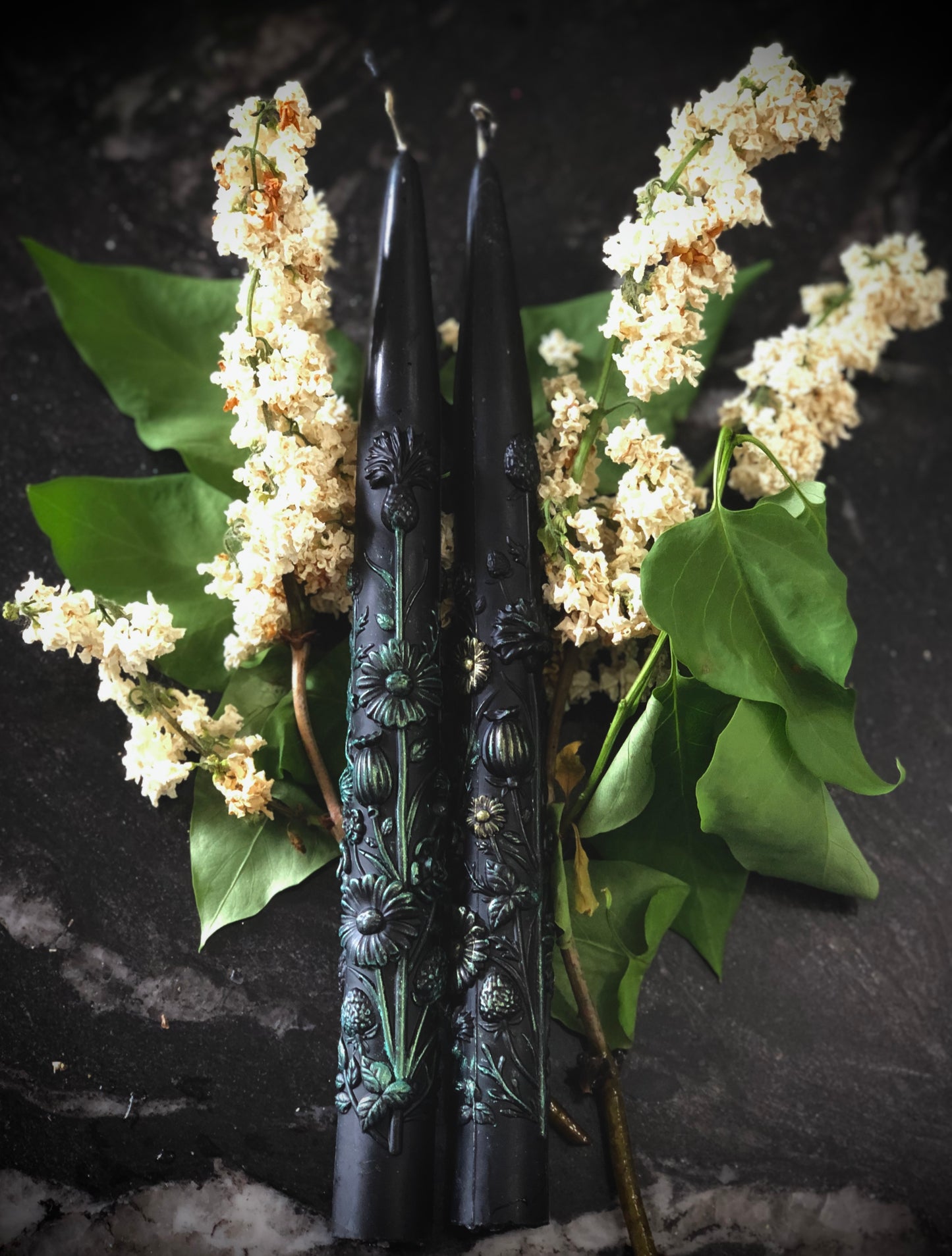 Wildflower Botanical Taper Candles