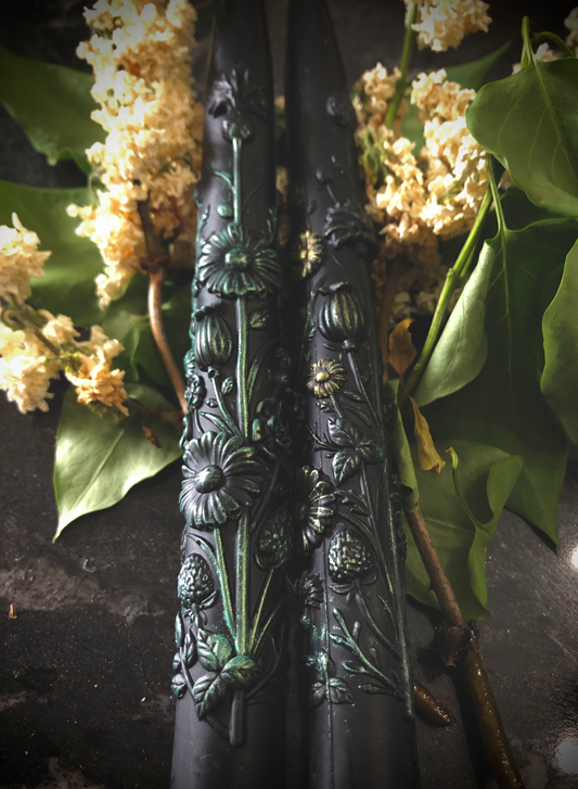 Wildflower Botanical Taper Candles