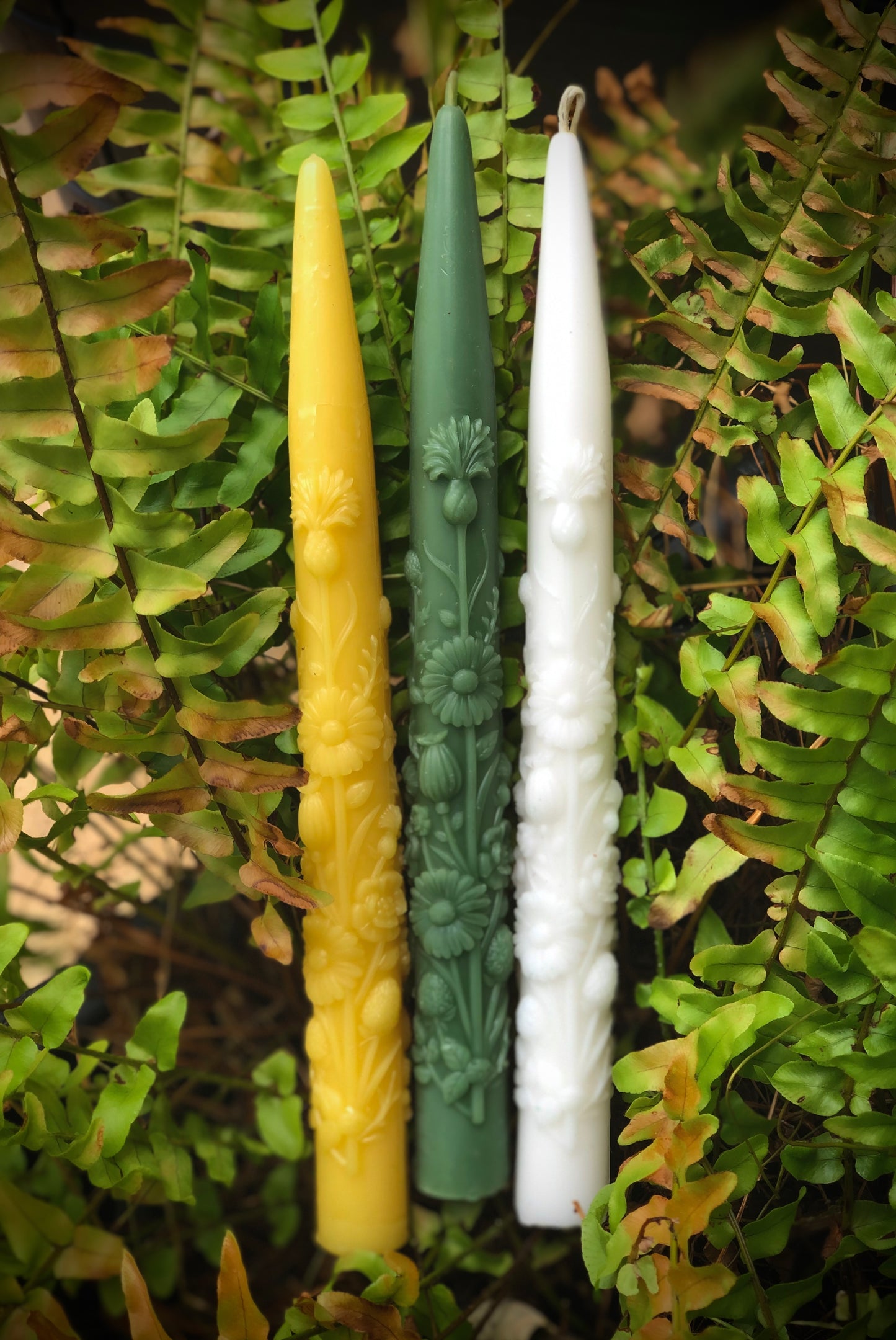 Wildflower Botanical Taper Candles
