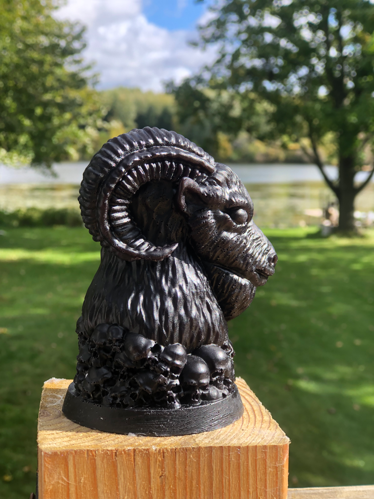 The GOAT - Ritual Beeswax Candle - Black Phillip/Baphomet