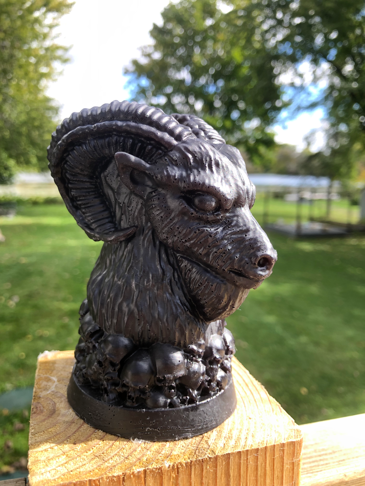 The GOAT - Ritual Beeswax Candle - Black Phillip/Baphomet