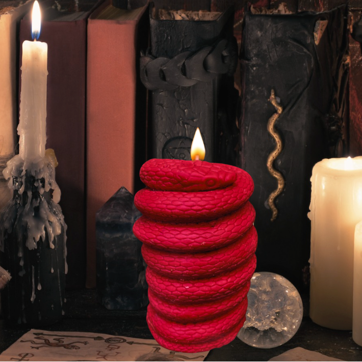 𝒮𝐸𝑅𝒫𝐸𝒩𝒯𝐼𝒩𝐸 - Ritual Pillar Candle