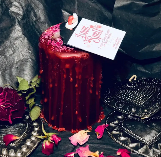 𝔏𝔬𝔳𝔢 𝔖𝔭𝔢𝔩𝔩 ~ Beeswax Ritual Candle