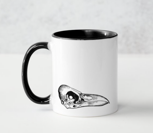 Raven Skull mug