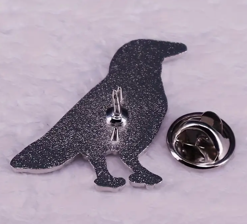 "Blackbird Singing in the Dead of Night" - enamel pin