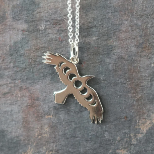 Raven Moon Phase Necklace