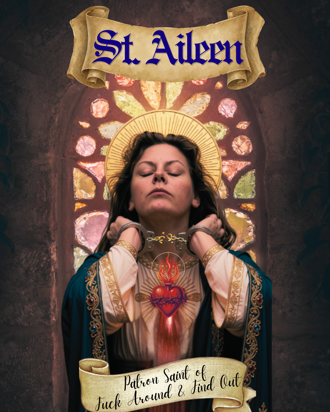 St. Aileen - Prayer/Protection Candle
