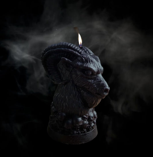 The GOAT - Ritual Beeswax Candle - Black Phillip/Baphomet