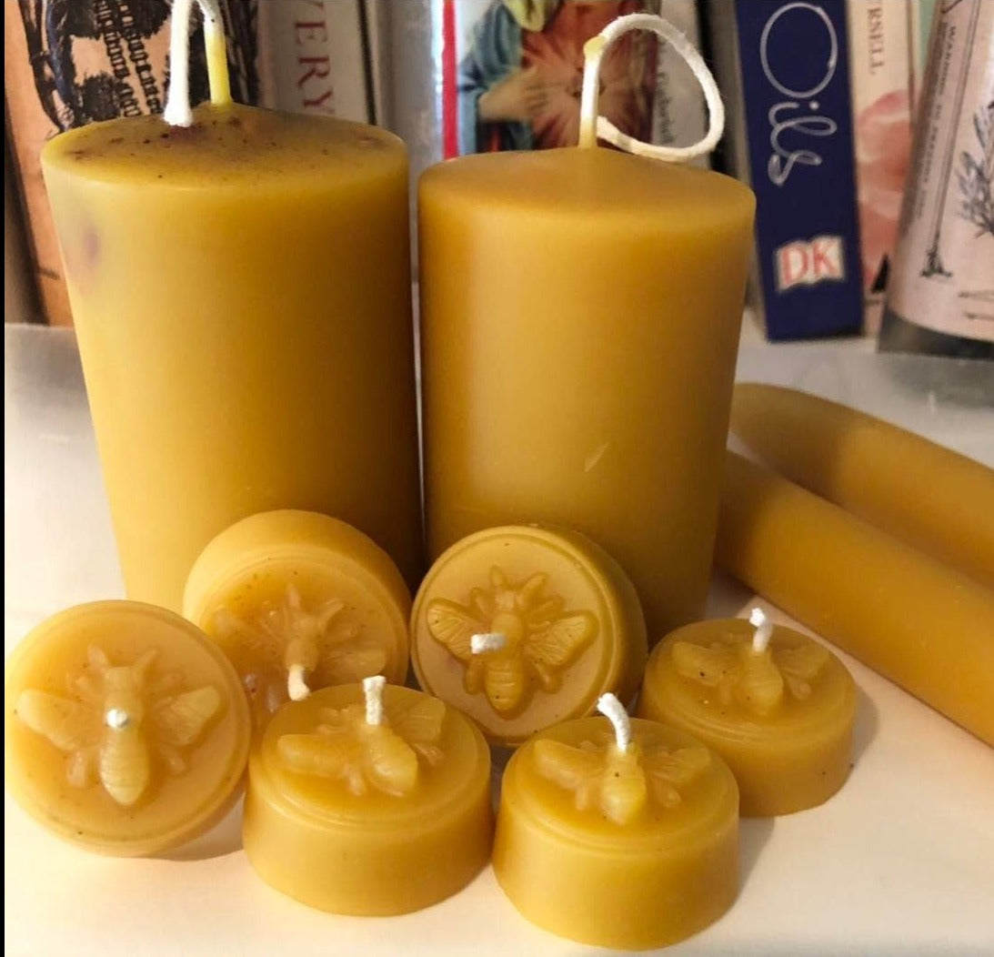 Natural Beeswax Candles