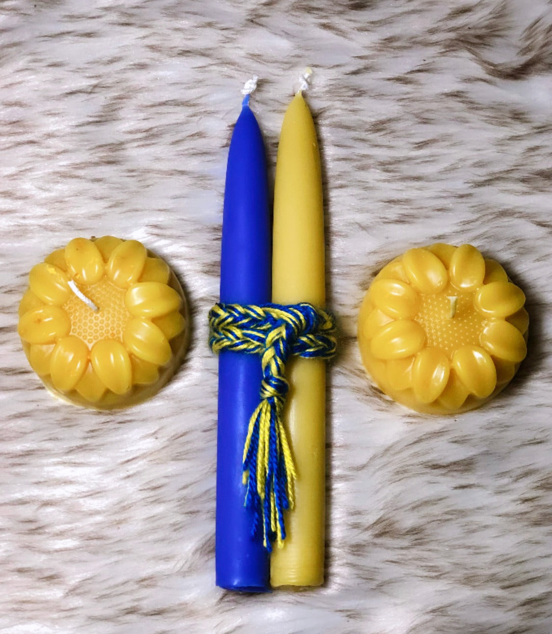 CANDLE SET - Intention Tapers & Sunflowers