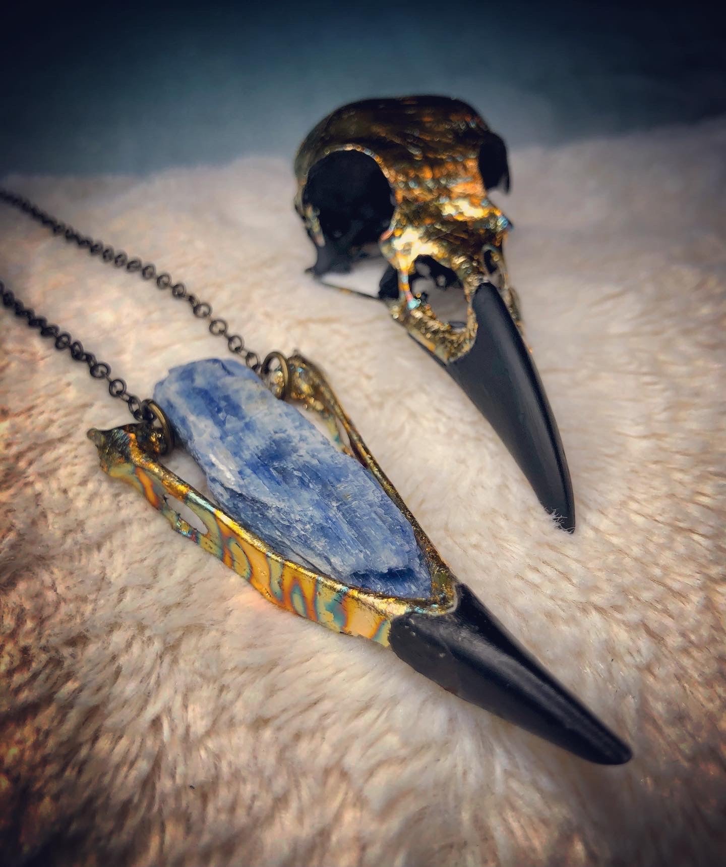 Crow Mandible Necklace