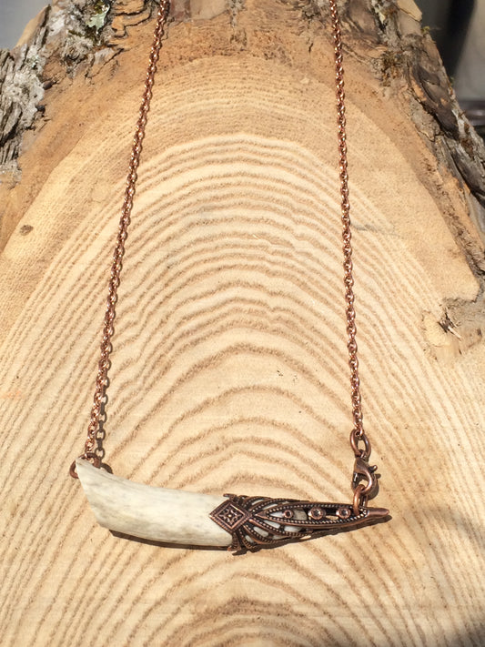 Filigree Antler Pendants