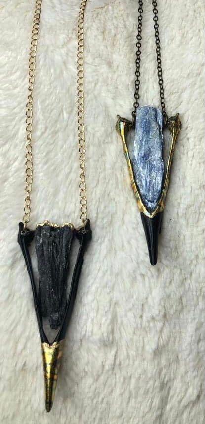 Crow Mandible Necklace
