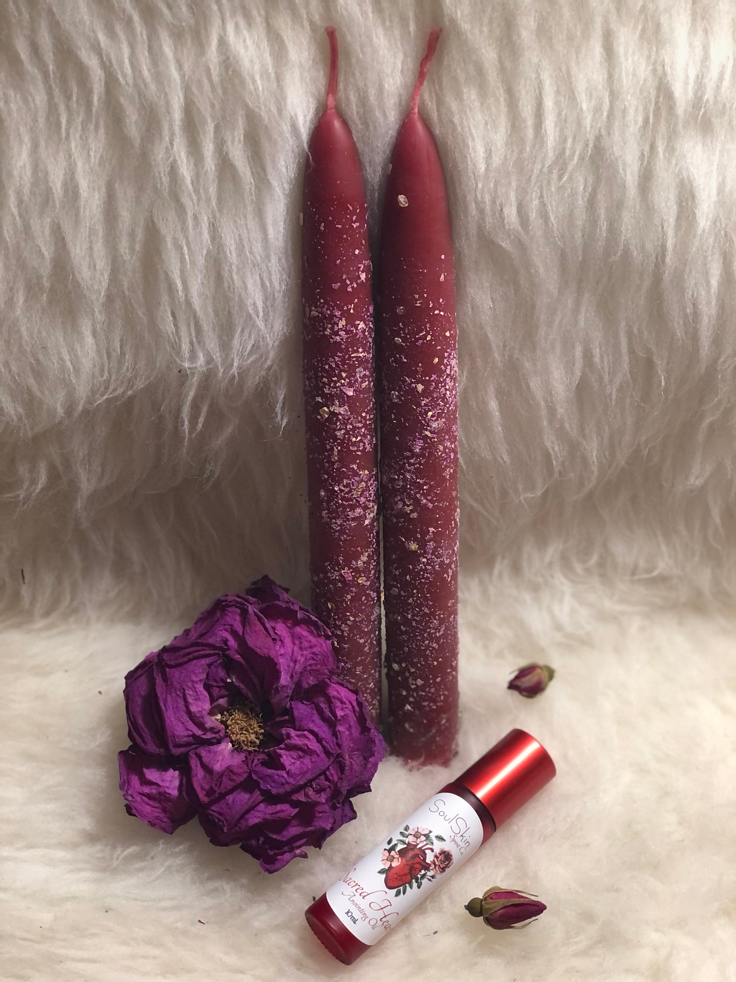 𝒮𝒶𝒸𝓇𝑒𝒹 𝐻𝑒𝒶𝓇𝓉 Taper Candle